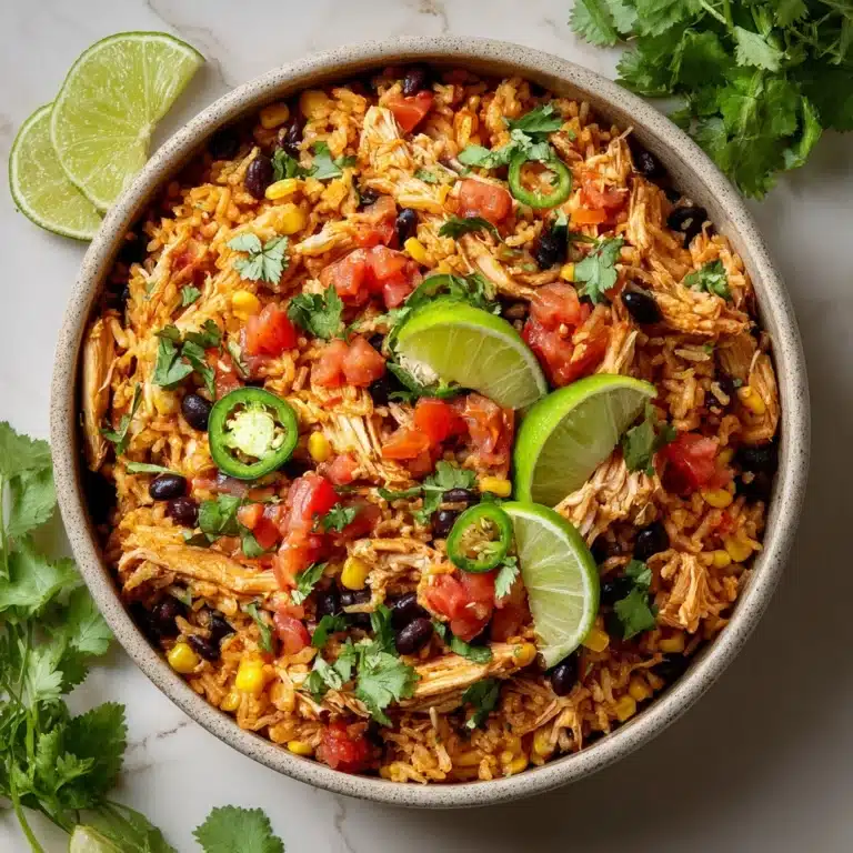 Instant Pot Chicken and Rice Burrito Bowls Recipe