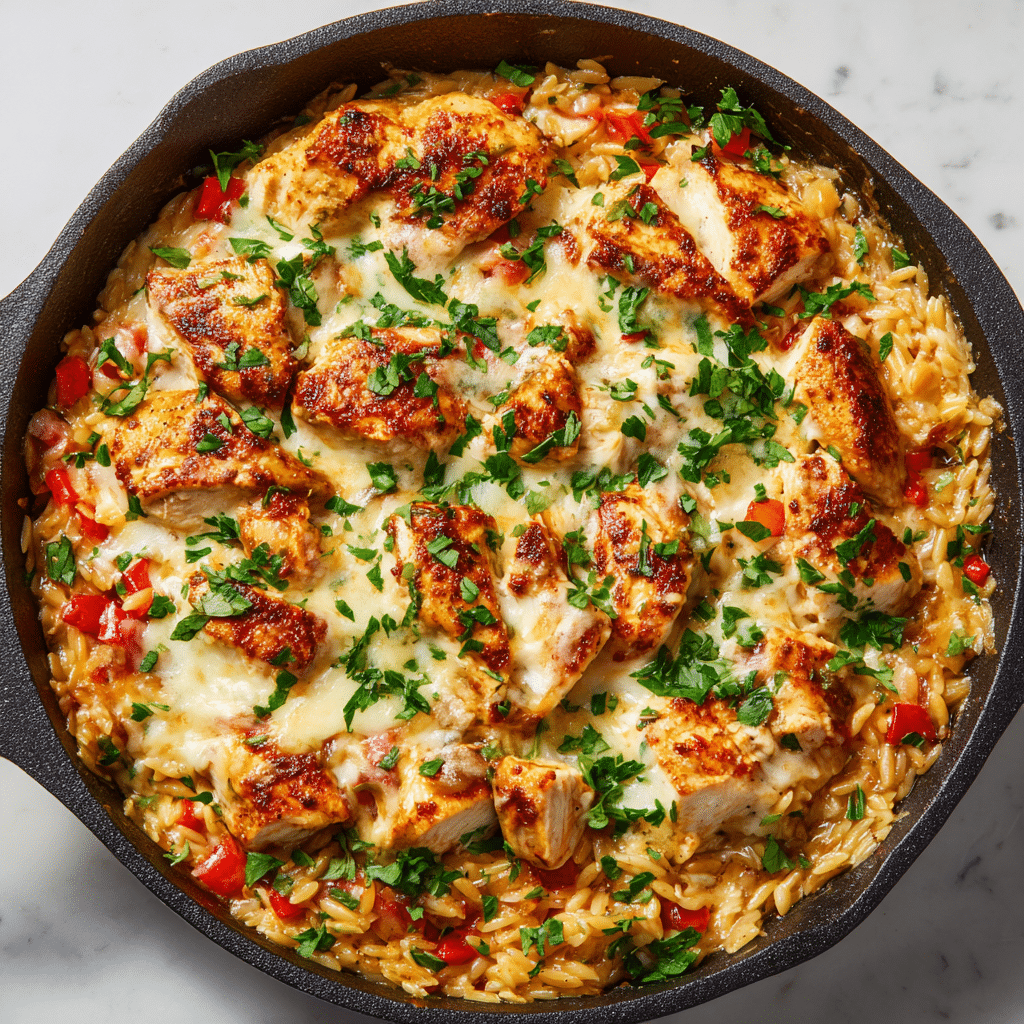 Chicken Cheese and Rice Recipe - Recipe Image