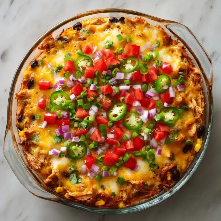 Easy Chicken Burrito Casserole Recipe