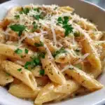 Creamy Garlic Penne Pasta Recipe