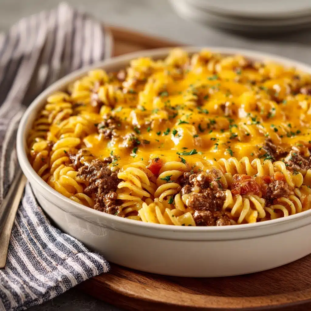 One Pot Cheeseburger Casserole Recipe