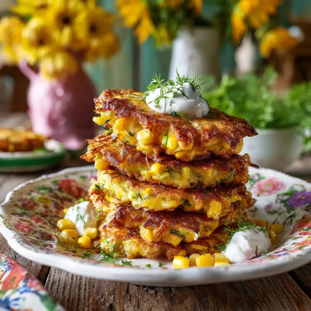 Corn Zucchini Fritters Recipe
