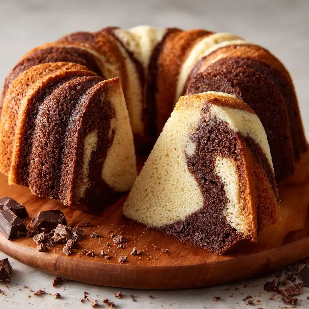 Double Chocolate Ricotta Marble Cake: A Decadent Delight Recipe - Recipe Image