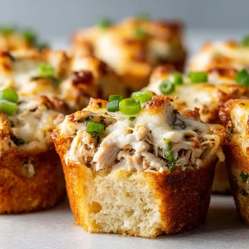 Toasty Tuna Melt Muffin Stacks Recipe - Recipe Image
