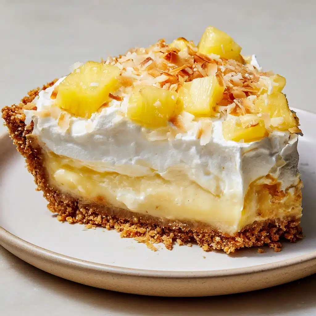 Pineapple Cream Cheese Pie Recipe - Recipe Image
