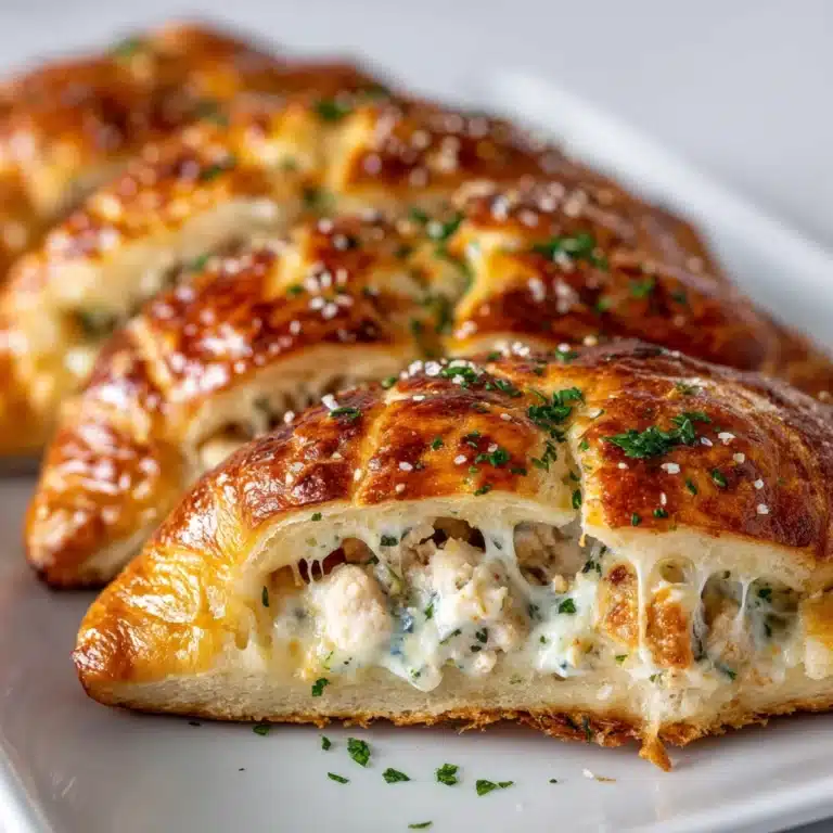 Chicken Alfredo Air Fryer Calzones Recipe