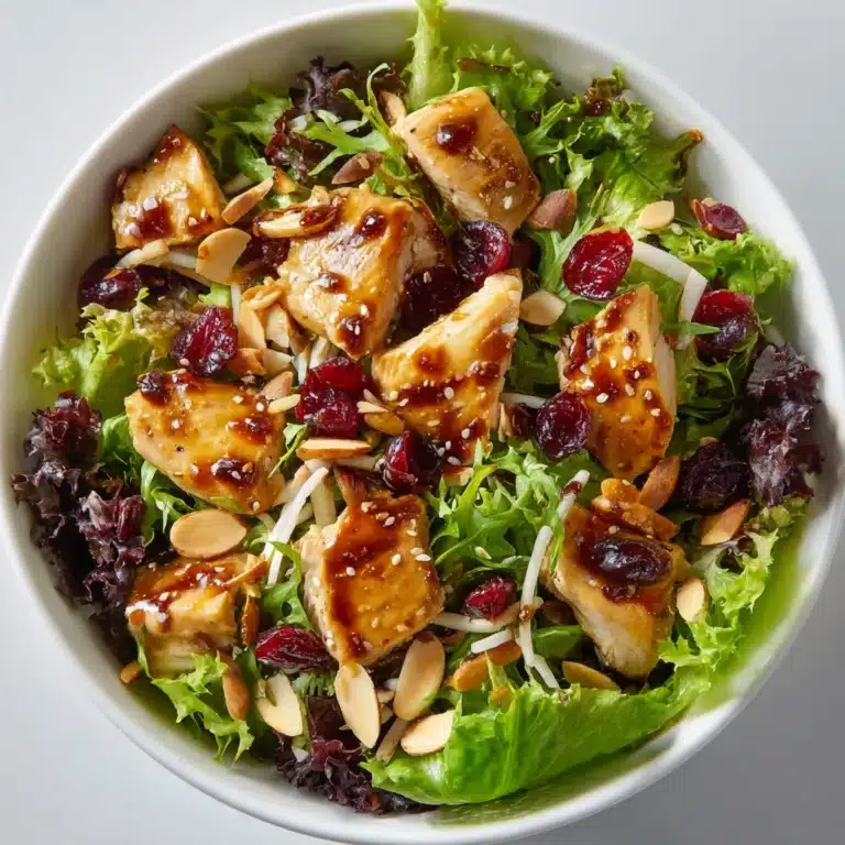 Asian Chicken Cranberry Salad Recipe