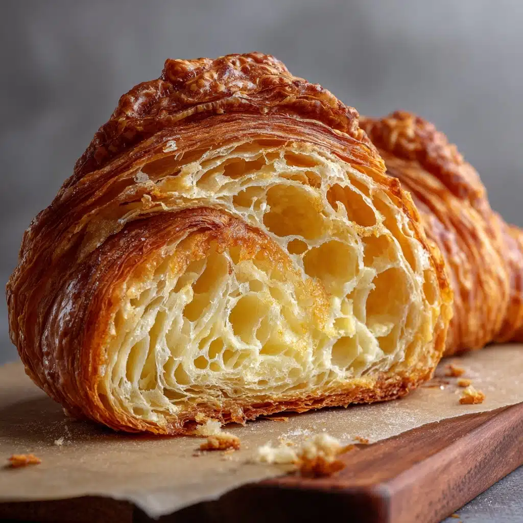 Flaky Sourdough Croissant Bread Recipe