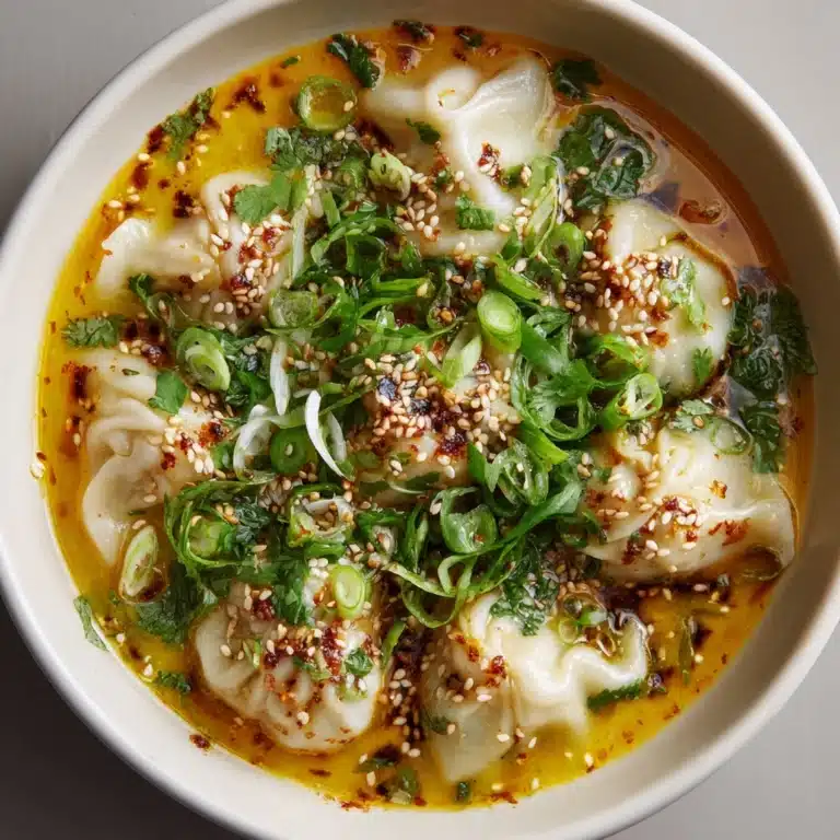 Curry Dumpling Soup: A Warm and Spicy Delight! Recipe