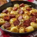 Pierogies and Kielbasa Skillet Dinner Recipe