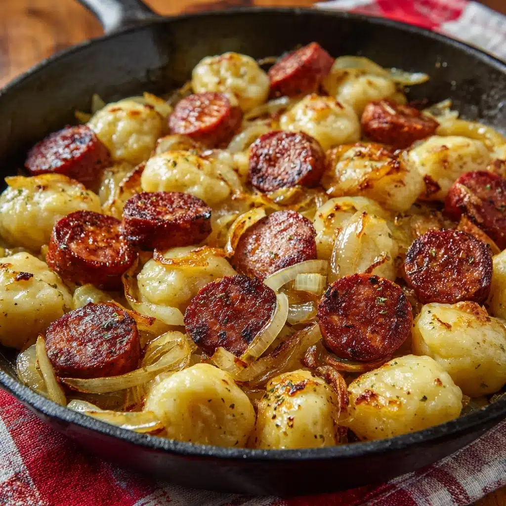 Pierogies and Kielbasa Skillet Dinner Recipe