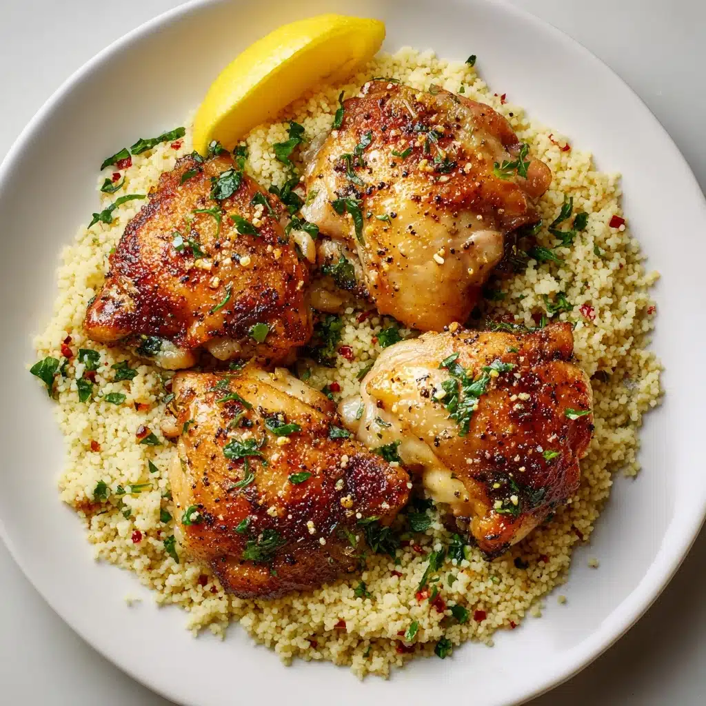 Lemon Garlic Butter Crock Pot Chicken Thighs Recipe