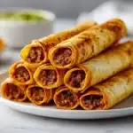 Cheesy Beef Baked Taquitos Recipe