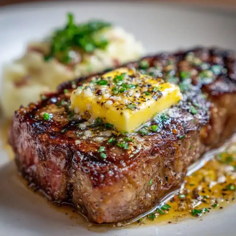 Marinated Air Fryer Ribeye Steak Recipe