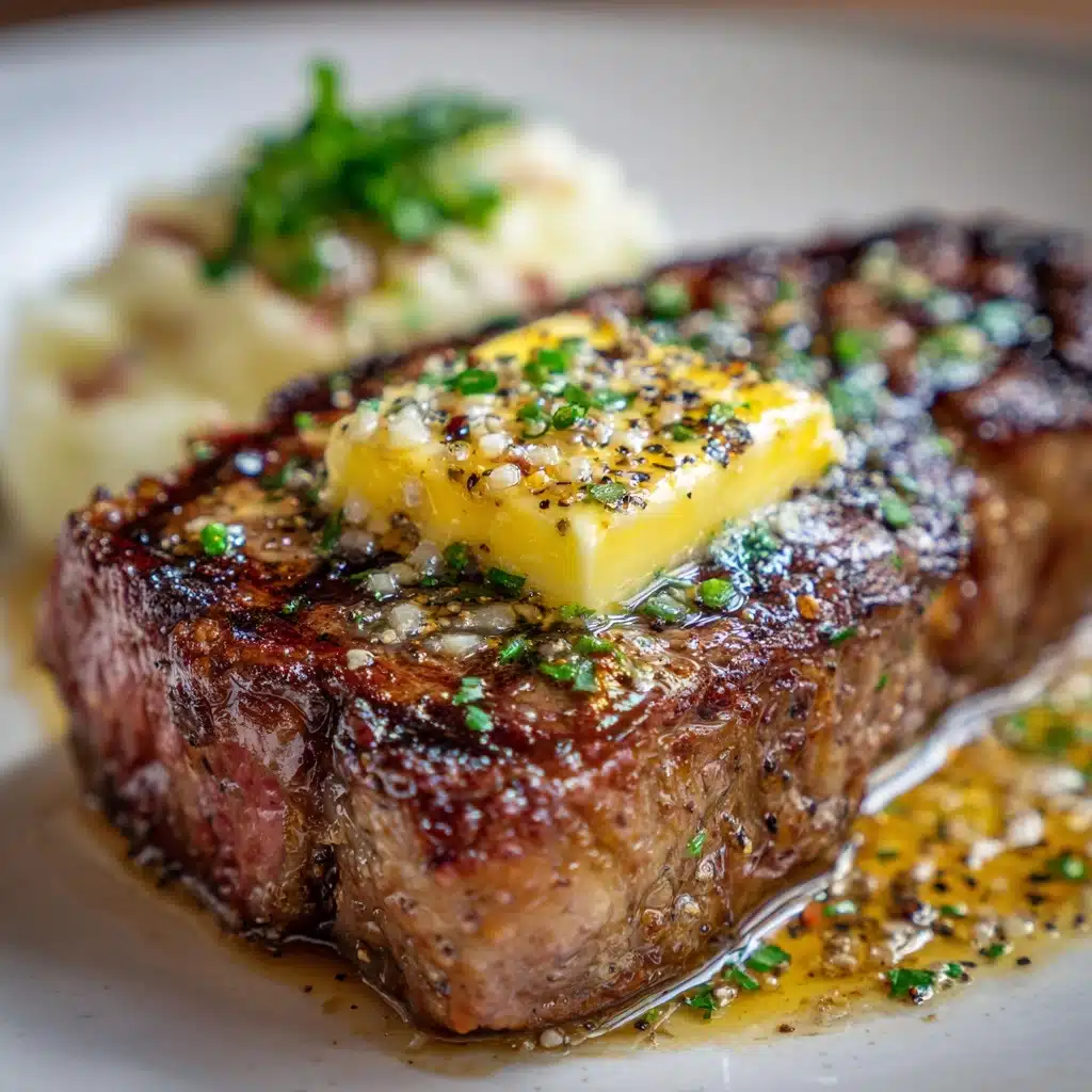 Marinated Air Fryer Ribeye Steak Recipe - Recipe Image