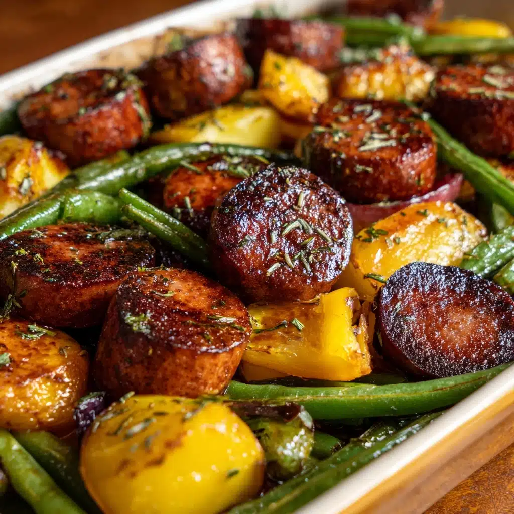 Air Fryer Sausage with Vegetables Recipe