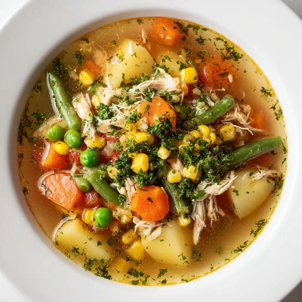 Healthy Chicken Vegetable Soup Recipe - Recipe Image