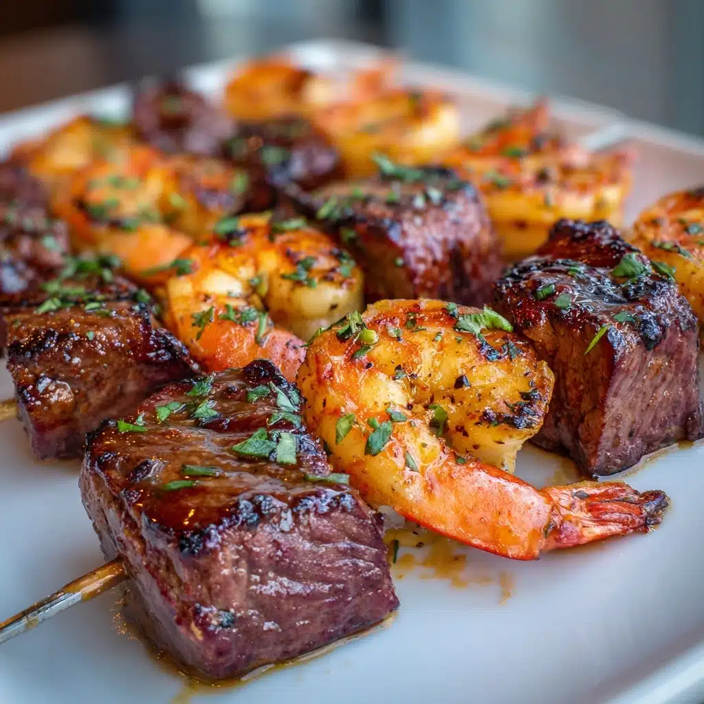 Steak and Shrimp Kabobs Recipe - Recipe Image