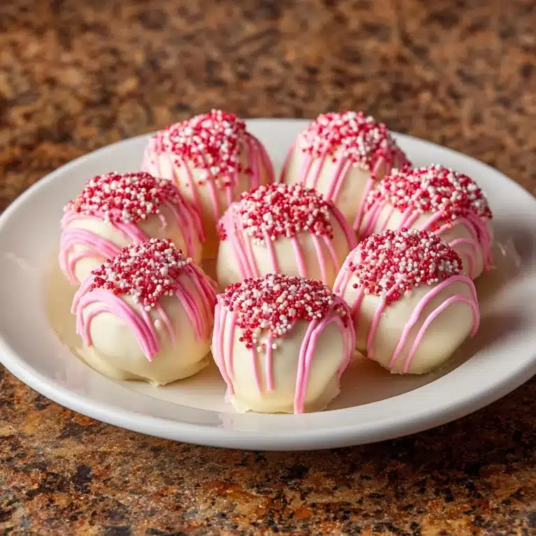 Strawberry Cheesecake Truffle Balls Recipe