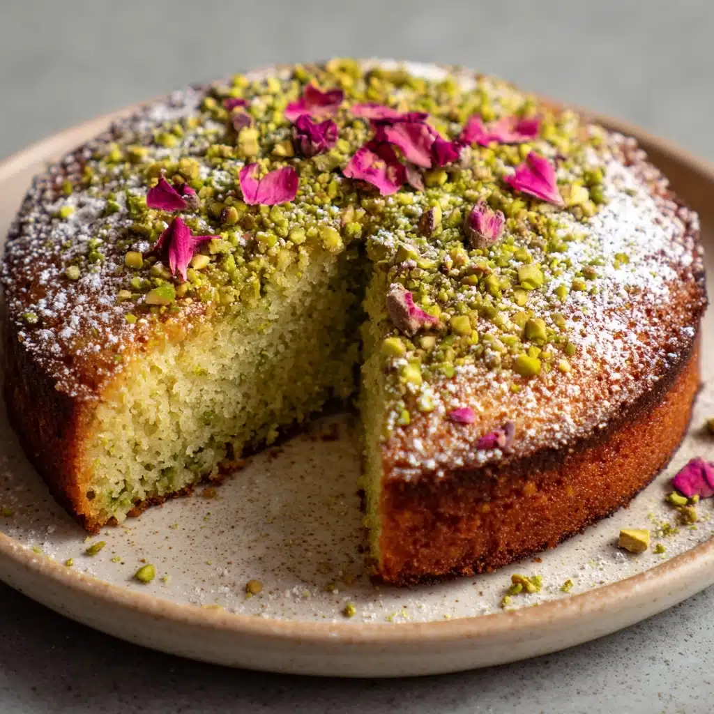 Rosewater Pistachio Cake Recipe - Recipe Image