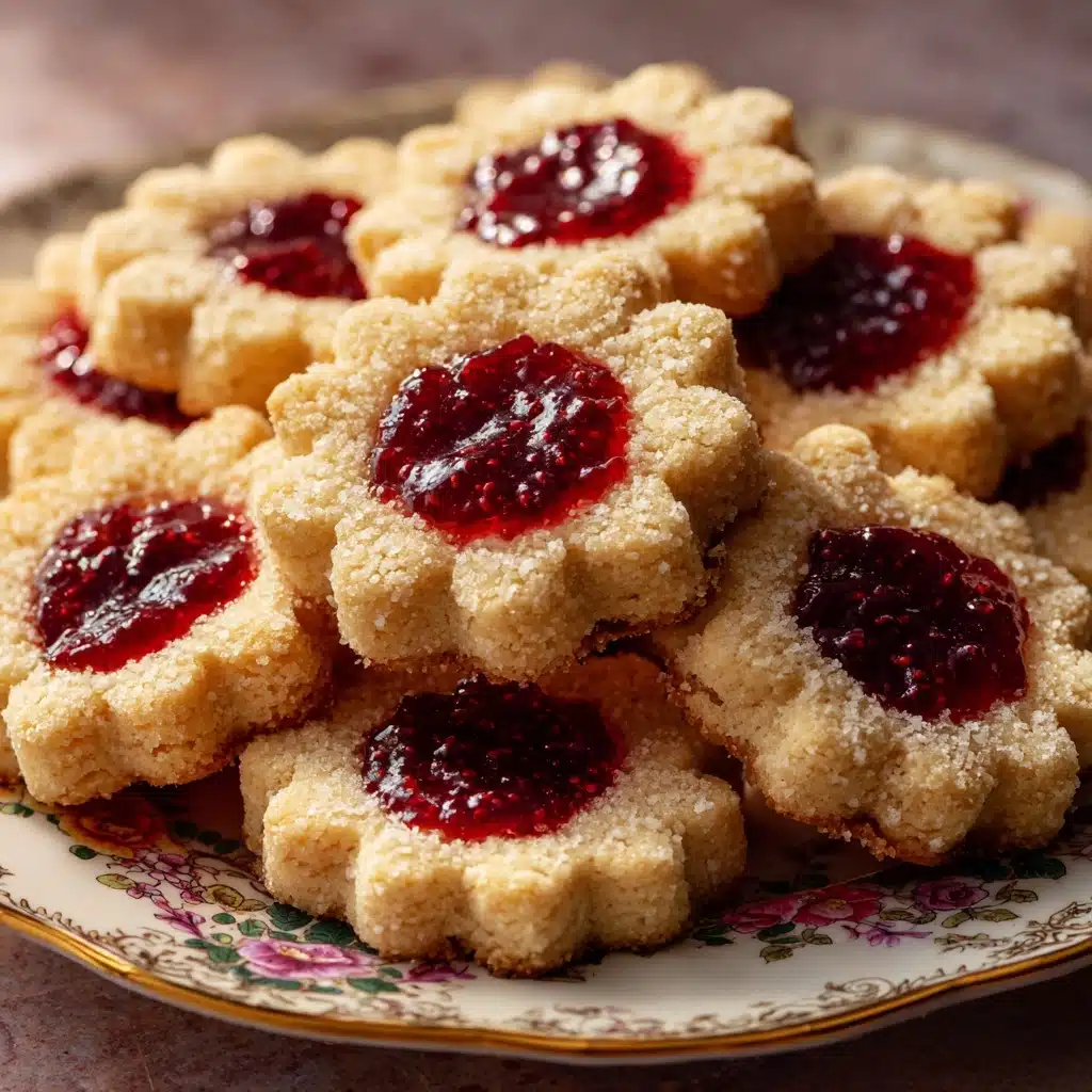 Luscious Buttery Shortbread Cookies with Raspberry Recipe
