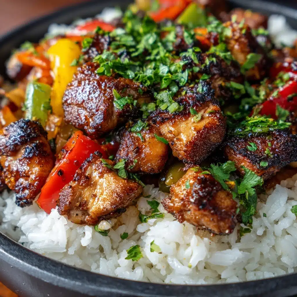 Air Fryer Chicken and Peppers Recipe