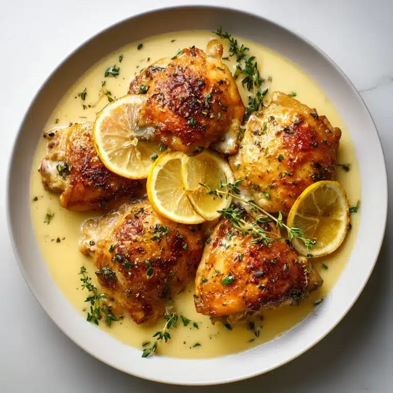 Lemon Cream Chicken Recipe