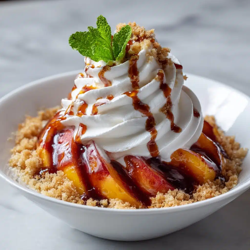 Grilled Peach Sundaes Recipe