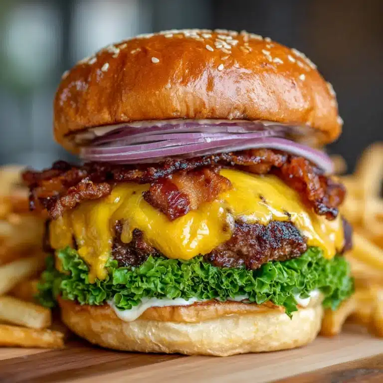 Hangover Burger Recipe