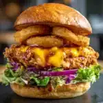 Hot Chili Chicken Burgers Recipe