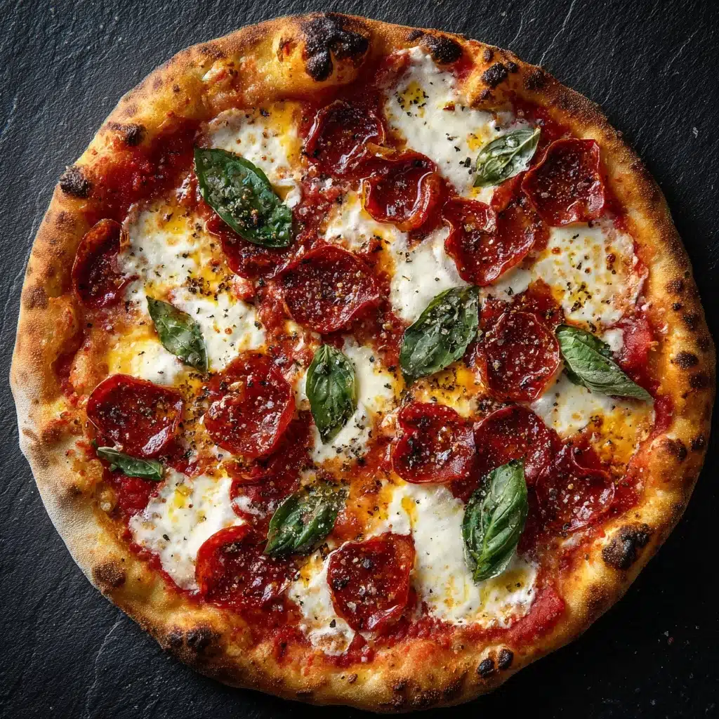 Goat Cheese and Soppressata Pizza Recipe - Recipe Image