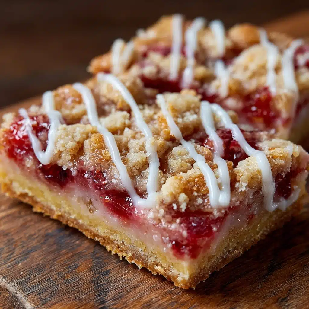 Rhubarb Shortbread Bars Recipe - Recipe Image