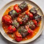 Pizza Steak Skewers Recipe