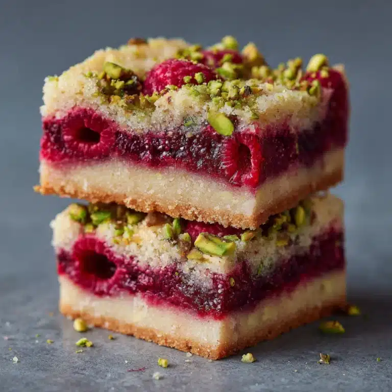 Pistachio Shortbread Bars Recipe