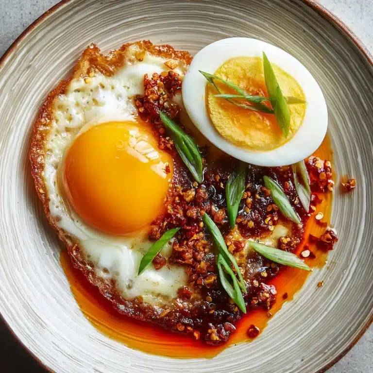 Crispy Cheese Chilli Oil Eggs Recipe