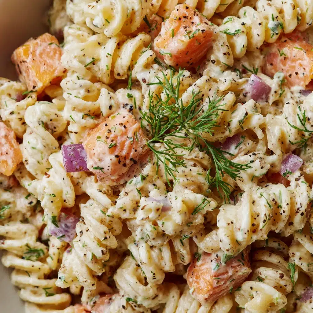 Smoked Salmon Pasta Salad Recipe - Recipe Image