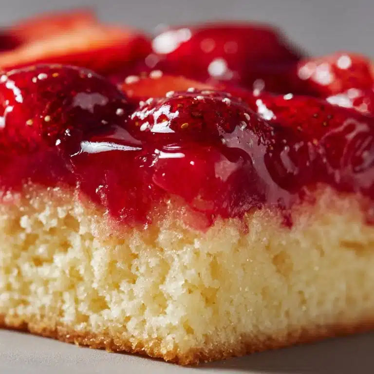 Fresh Strawberry Upside Down Cake Recipe