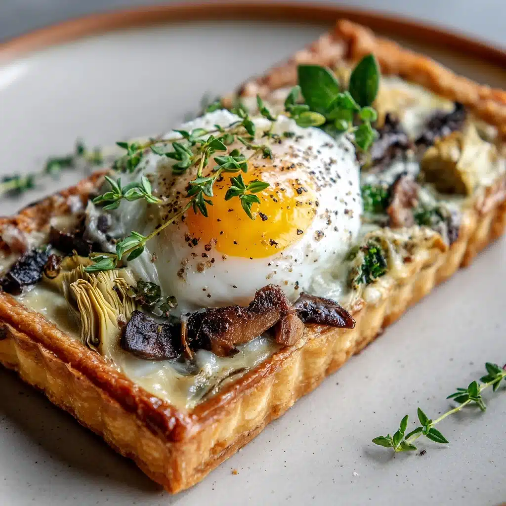 Artichoke and Mushroom Tart Recipe - Recipe Image