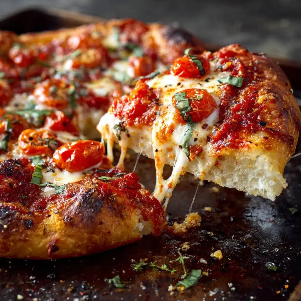 Calabrian Chili Roasted Red Pepper Pizza Recipe - Recipe Image