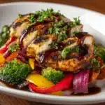 One-Pan Balsamic Chicken with Roasted Veggies Recipe