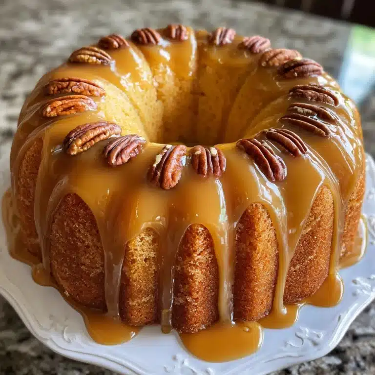 Pecan Praline Buttermilk Pound Cake Recipe