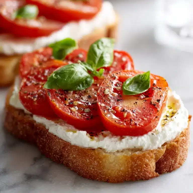 Ricotta & Tomato Sourdough Toast Recipe