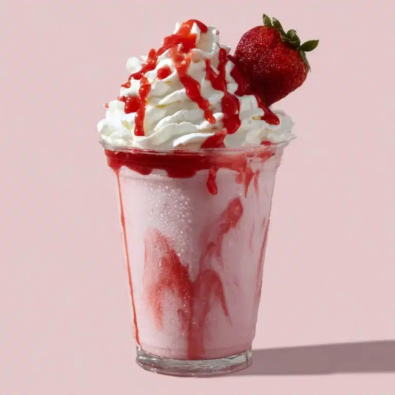 Strawberry Cream Frappuccino Recipe