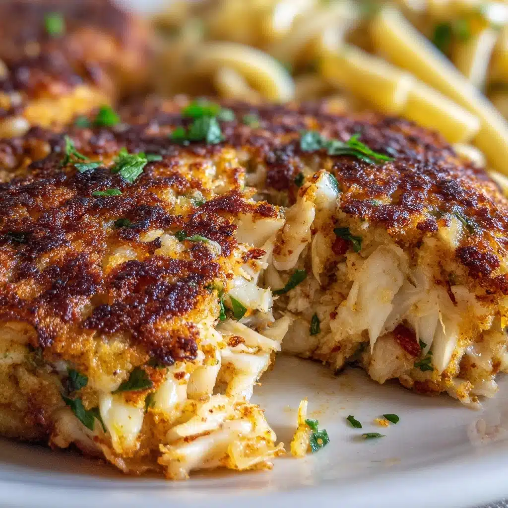 Crab Cake Scampi Recipe - Recipe Image
