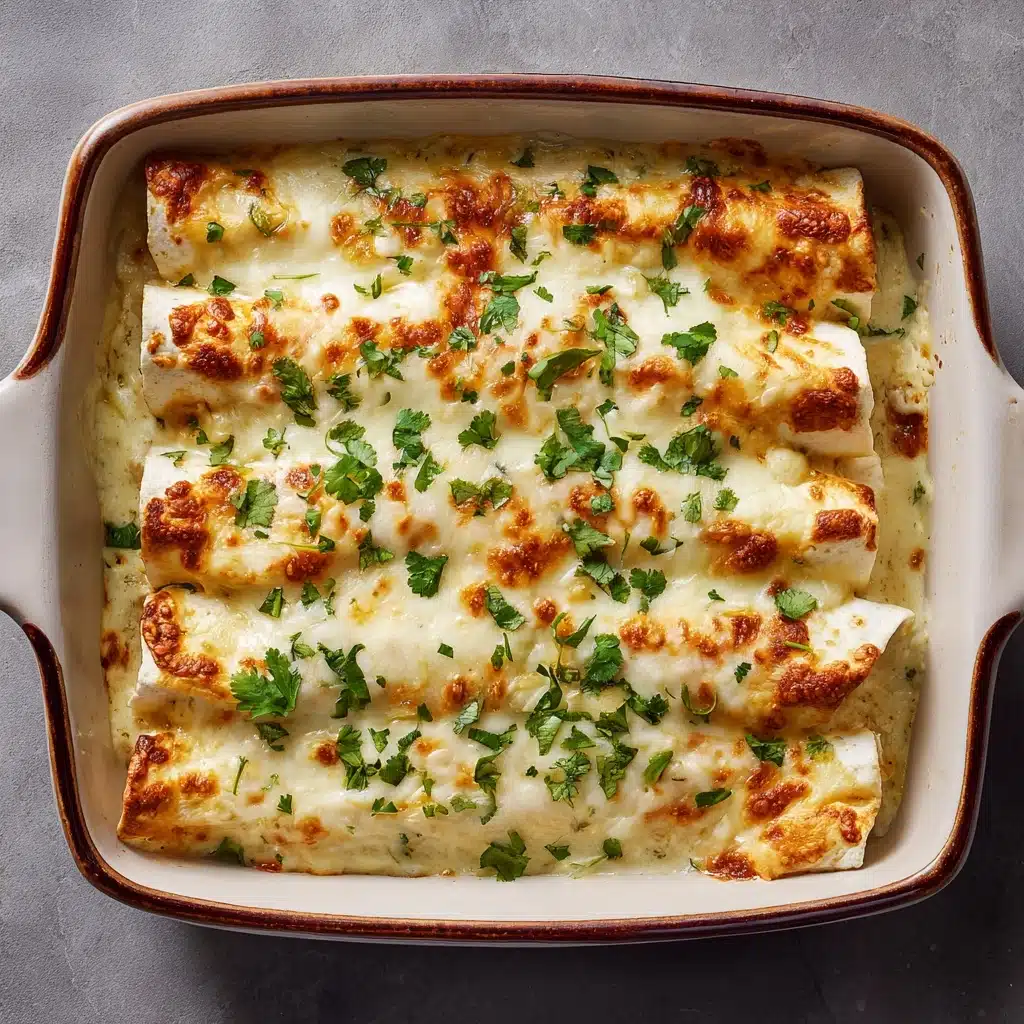 White Chicken Enchiladas Recipe - Recipe Image