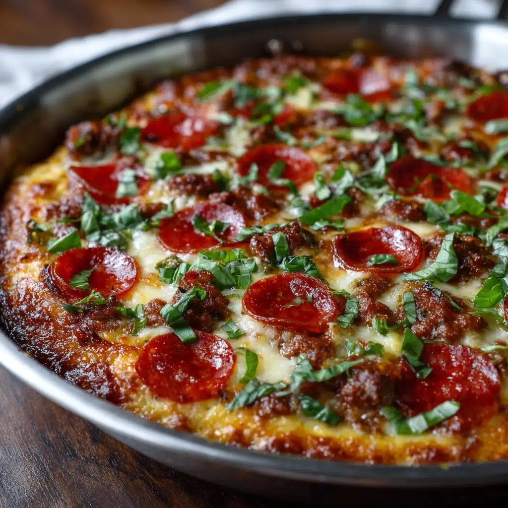 Low Carb Crustless Pizza Bowl Recipe - Recipe Image