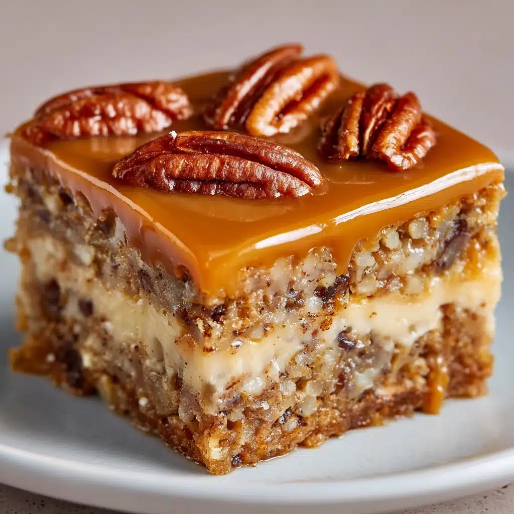 Southern Pecan Caramel Cake Recipe