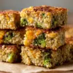 Broccoli Cheddar Quinoa Bites Recipe