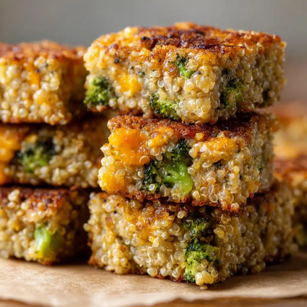 Broccoli Cheddar Quinoa Bites Recipe - Recipe Image