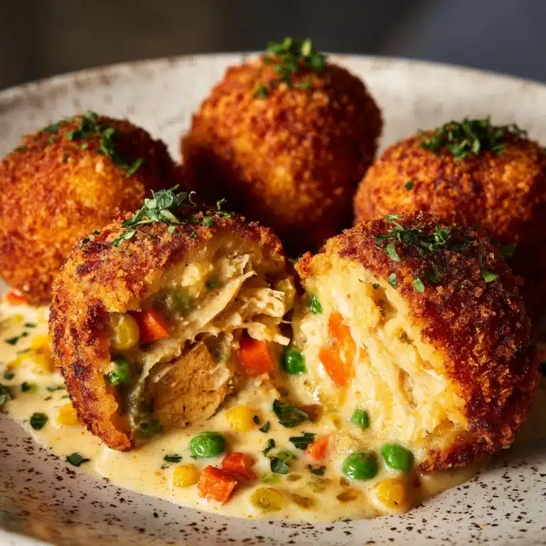 Chicken Pot Pie Croquettes Recipe